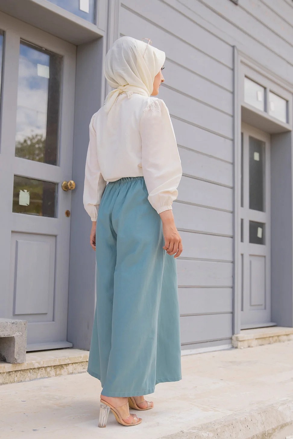 Ensemble casual femme veste et pantalon (Vetement Hijab) - Couleur
